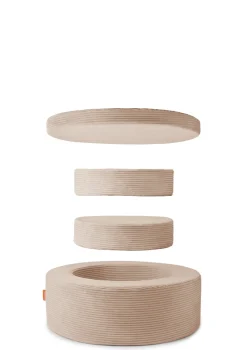 Spiel-Element 'Donut' Cord Karamell Beige