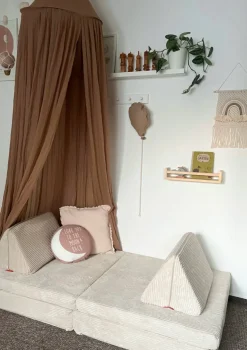 Spielsofa Cord Creme Beige