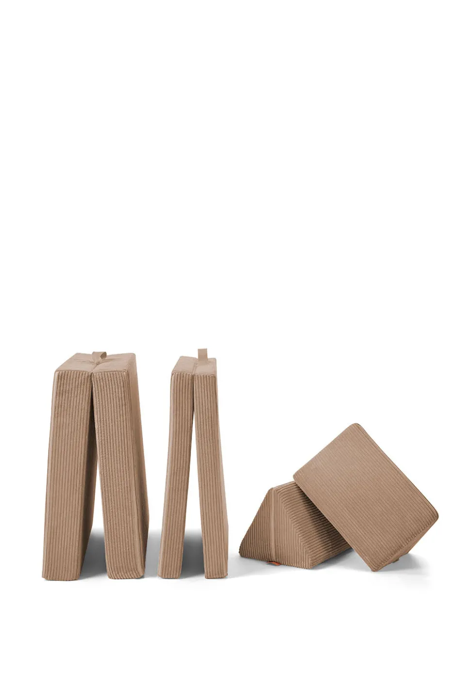 Spielsofa Cord Karamell Beige