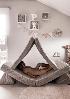 Spielsofa Cord Koala Grau