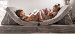 Spielsofa Cord Salbei Grün