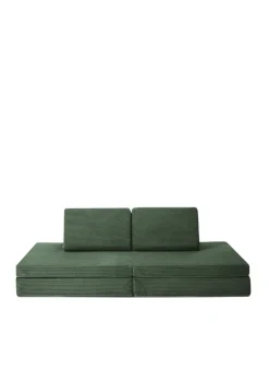 Spielsofa Cord Tannen Grün