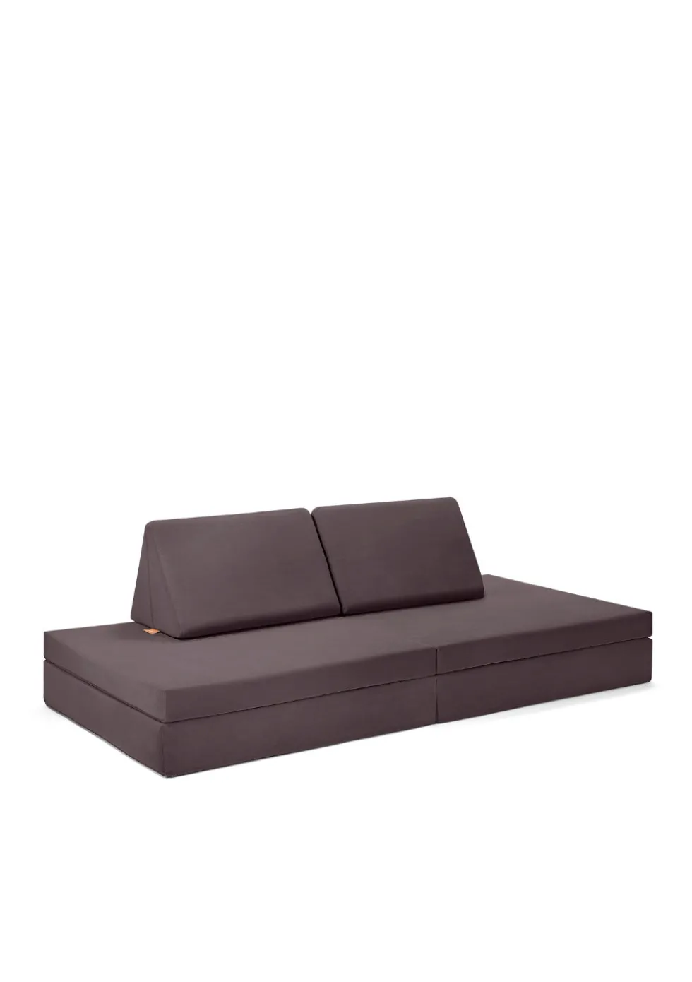 Spielsofa Velours Elefant Grau