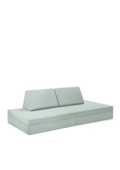 Spielsofa Velours Minz Hellgrün