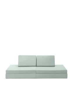 Spielsofa Velours Minz Hellgrün