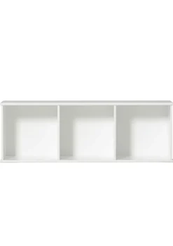 Standregal 'Wood' horizontal 3 x 2 / weiß mit Sockel