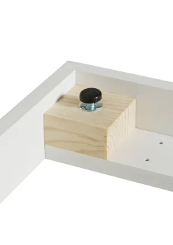Standregal 'Wood' horizontal 5 x 2 / weiß mit Sockel