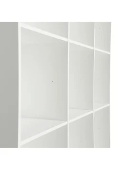 Standregal 'Wood' vertikal 3 x 5 / weiß mit Sockel