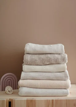 Strick-Babydecke 'Dots Blush'