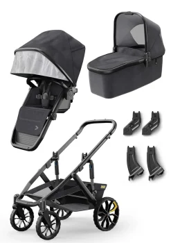 Switchback Geschwisterwagen Switch&Roll dunkelgrau / schwarz