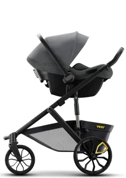 Switchback Kinderwagen Starter-Set dunkelgrau / schwarz