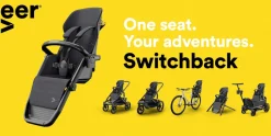 Switchback Sitz dunkelgrau / schwarz
