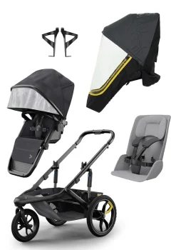 Switchback Switch&Jog Sport-Set dunkelgrau / schwarz