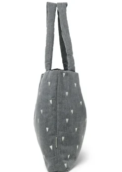 Tasche 'Grey Denim Mom-Bag' Hearts