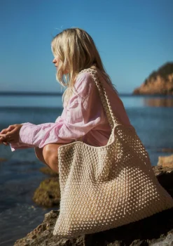 Tasche 'Macrame Mom-Bag' Natural