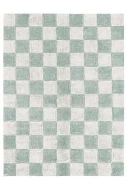 Teppich im Fliesenlook 'Kitchen Tiles' Blue Sage waschbar 160 x 120 cm