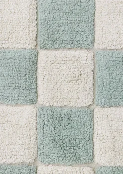 Teppich im Fliesenlook 'Kitchen Tiles' Blue Sage waschbar 160 x 120 cm
