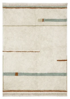 Teppich 'Lanes Vintage' Blue waschbar 130 x 90 cm