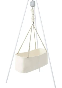 3-tlg. Babywiegen-Set Natur