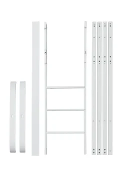Umbauset für 'Wood Mini+' Babybett inkl. Junior-Erweiterung zum halbhohen Hochbett Weiß