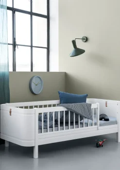 Umbauset für 'Wood Mini+' halbhohes Etagenbett zu zwei Juniorbetten Weiß