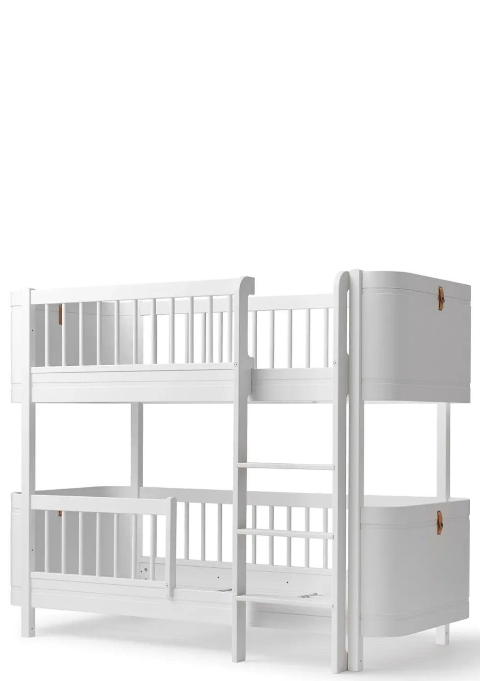 Umbauset für 'Wood Mini+' halbhohes Hochbett zum halbhohen Etagenbett Weiß