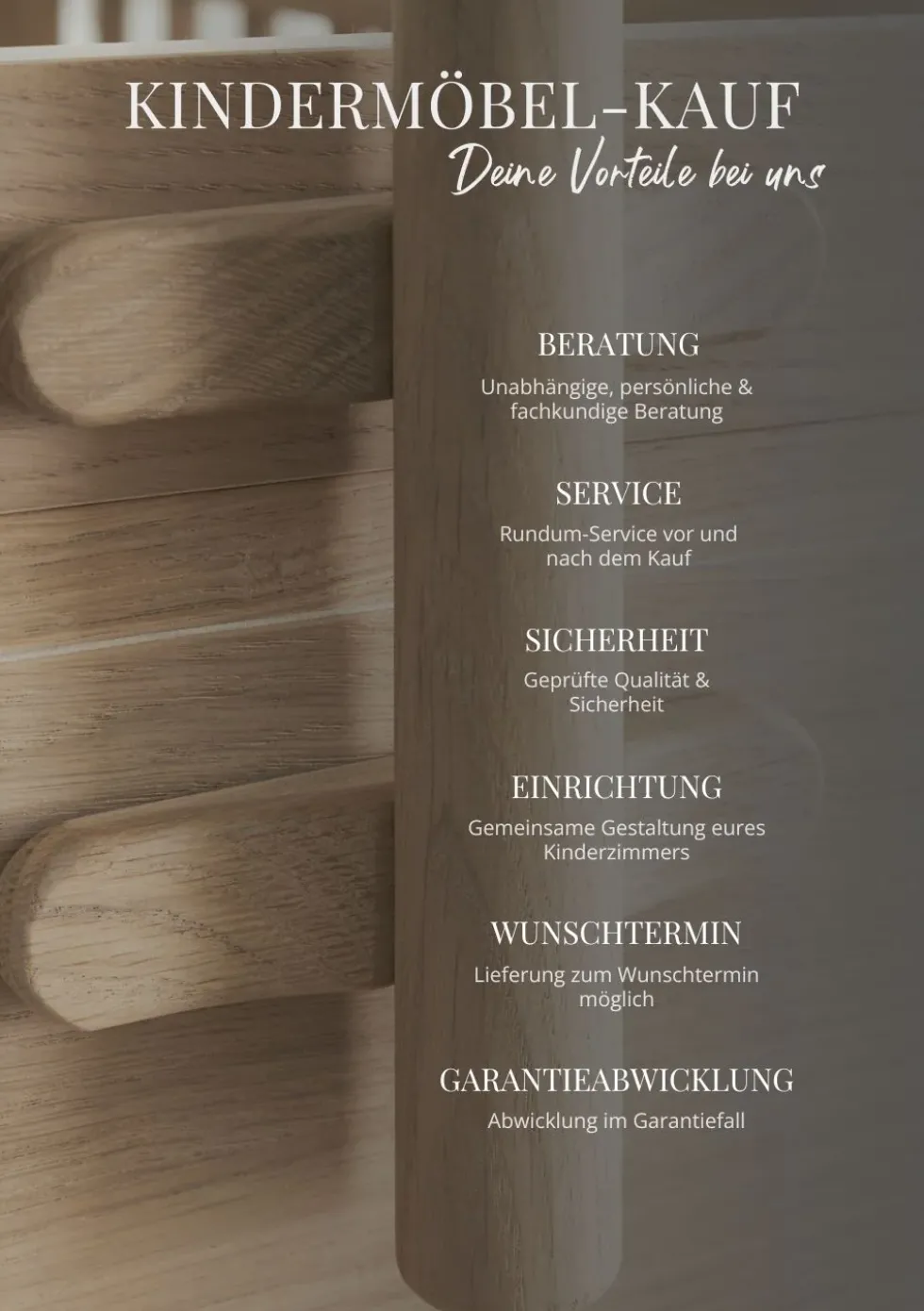 Umbauset für 'Wood Mini+' halbhohes Hochbett zum halbhohen Etagenbett Weiß