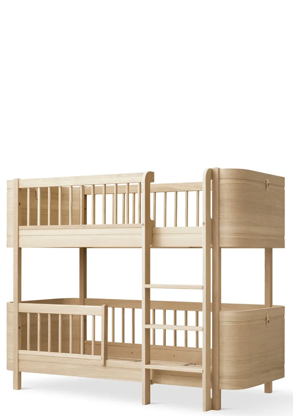 Umbauset für 'Wood Mini+' Juniorbett zum halbhohen Etagenbett Eiche