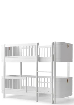 Umbauset für 'Wood Mini+' Juniorbett zum halbhohen Etagenbett Weiß