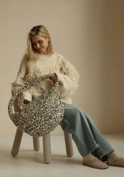 Umhängetasche 'Soft Cotton Crossbody Bag' Leopard