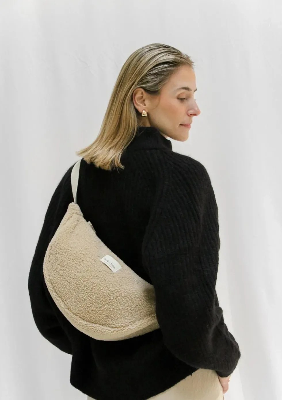 Umhängetasche 'Teddy Adult Fanny Pack' Ecru