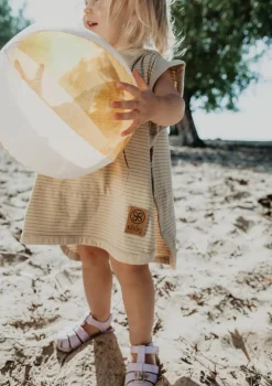 UV-Poncho (UPF 50+) Sandy Beach/Olive Green