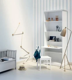Wandregal 'Seaside' klein mit Haken weiß