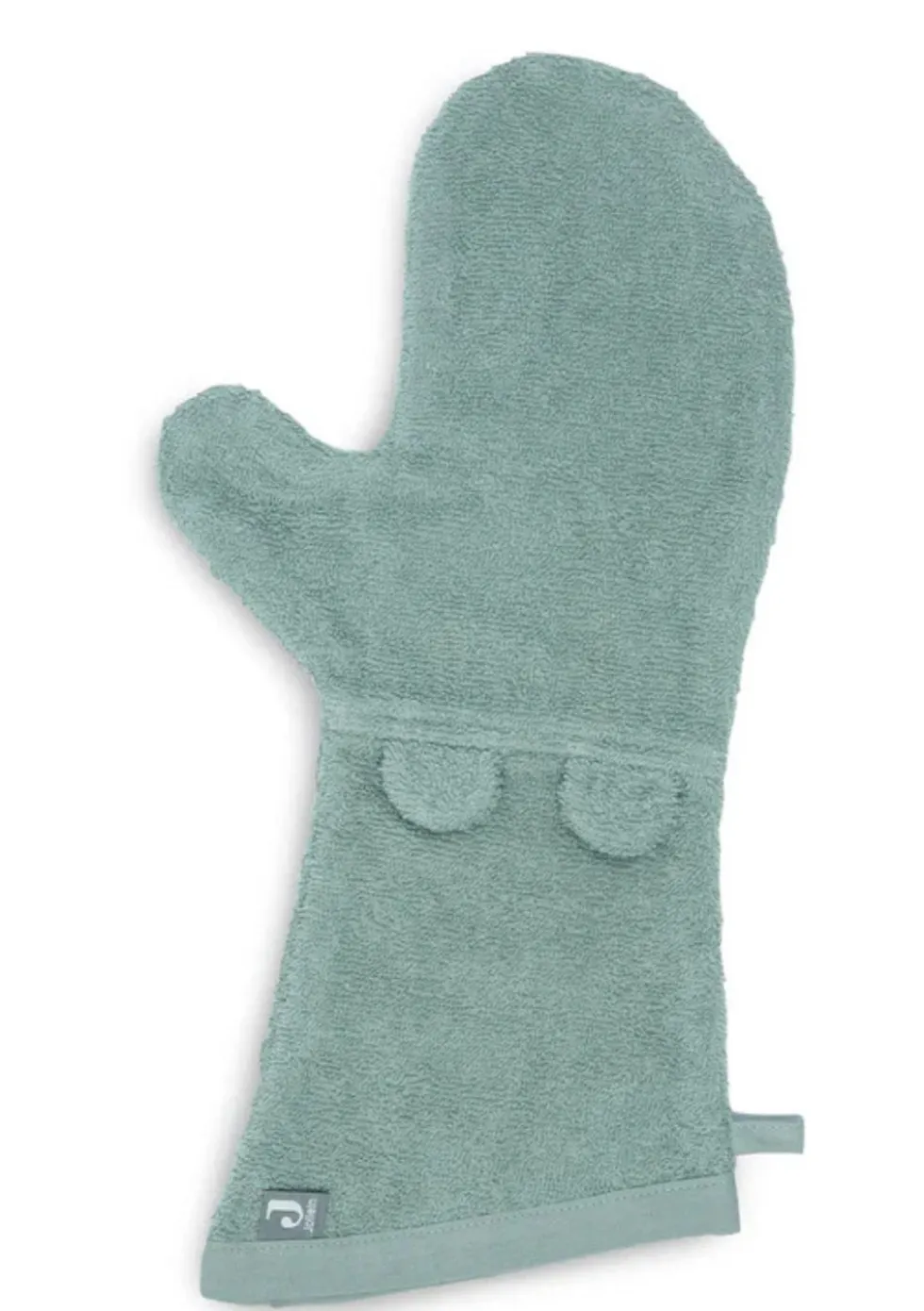 Waschhandschuh Frottee mit Ohren Ash Green