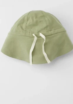 Wendbarer Sonnenhut UPF 50+ Olive Green/Sandy Beach