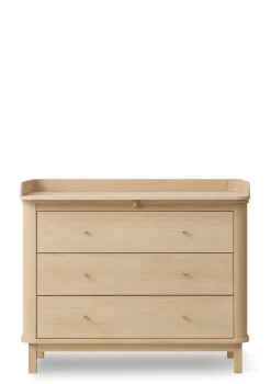 (Wickel-)Kommode 'Wood' 3 Schubladen Eiche