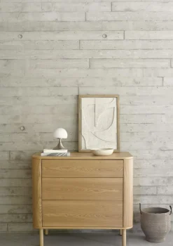 (Wickel-)Kommode 'Yume' mit Schubladen Natural Ash