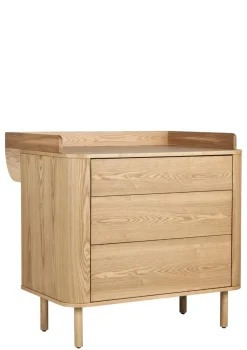 (Wickel-)Kommode 'Yume' mit Schubladen Natural Ash