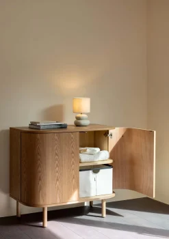 (Wickel-)Kommode 'Yume' mit Türen Natural Ash