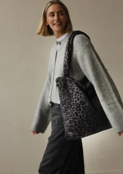 Wickeltasche 'Puffy Diaper Bag' Antra Leopard