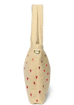 Wickeltasche 'Teddy Diaper Bag' Ecru Hearts