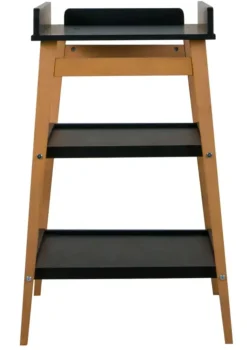 Wickeltisch 'Hip' black natural