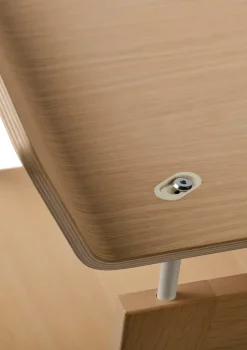 Wickeltisch mit Schaumstoffpolster 'Linea' Eiche