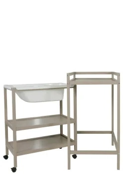 Wickel- und Badestation 'Basic' stone