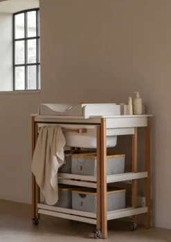 Wickel- und Badestation 'Smart' clay natural