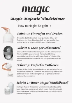 Windeleimer 'Majestic' Beige