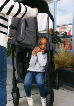 W2 Luxe Pro Kinderwagen 2-Sitzer Jet Black