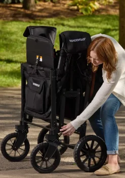 W4 Luxe Pro Kinderwagen 4-Sitzer Jet Black