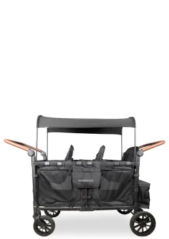 W6 Luxe Pro Kinderwagen 6-Sitzer Jet Black