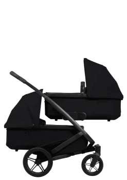 Zwillings-Kinderwagen-Set 'Geo5 Twin' Space Black